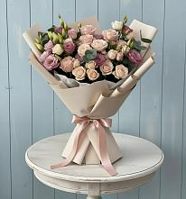 Букет цветов из:  Розы и Лизиантусы #REPLACE_PRED# Злынке