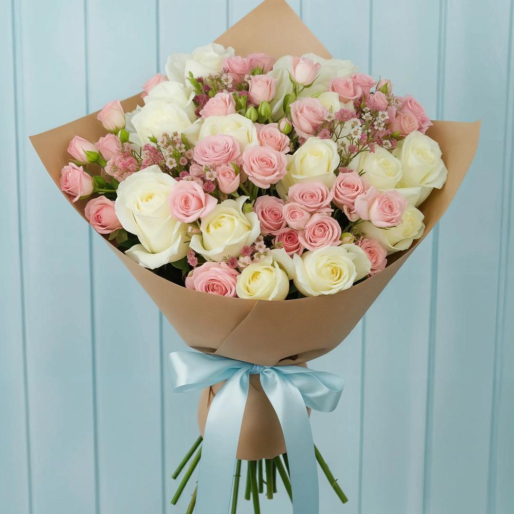 Букет цветов из: Розы в Злынке