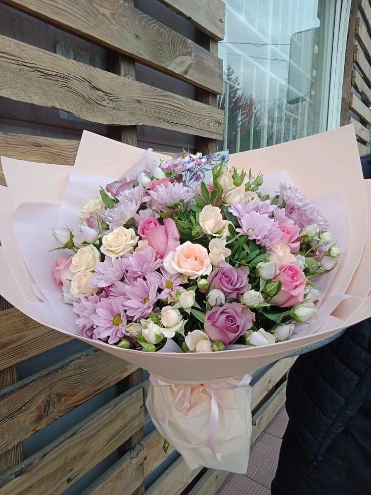 Букет цветов из: Розы и Хризантемы в Злынке