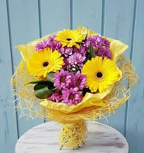 Букет цветов из:  Хризантемы и Герберы #REPLACE_PRED# Злынке