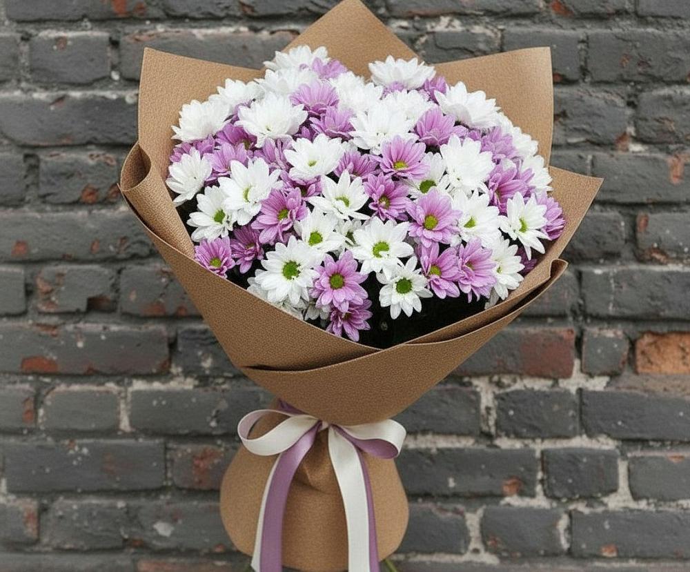 Букет цветов из: Хризантемы в Злынке