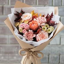 Букет цветов из:  Гвоздики, Хризантемы и Розы в Злынке