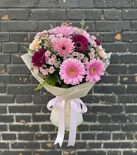 Букет цветов из:  Герберы и Хризантемы в Злынке