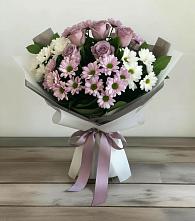 Букет цветов из:  Хризантемы и Розы в Злынке