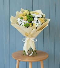 Букет цветов из:  Хризантемы и Розы #REPLACE_PRED# Злынке