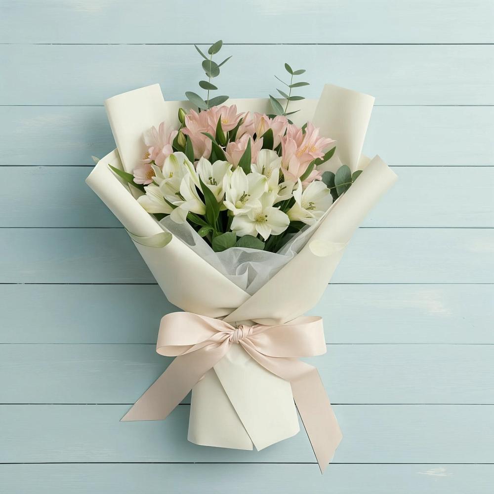 Букет цветов из: Альстромерии в Злынке