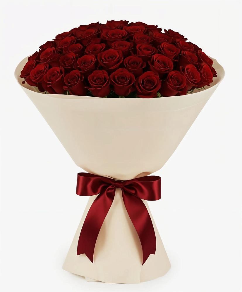 Букет 101 Бордовая роза Блэк Бакарра в Злынке