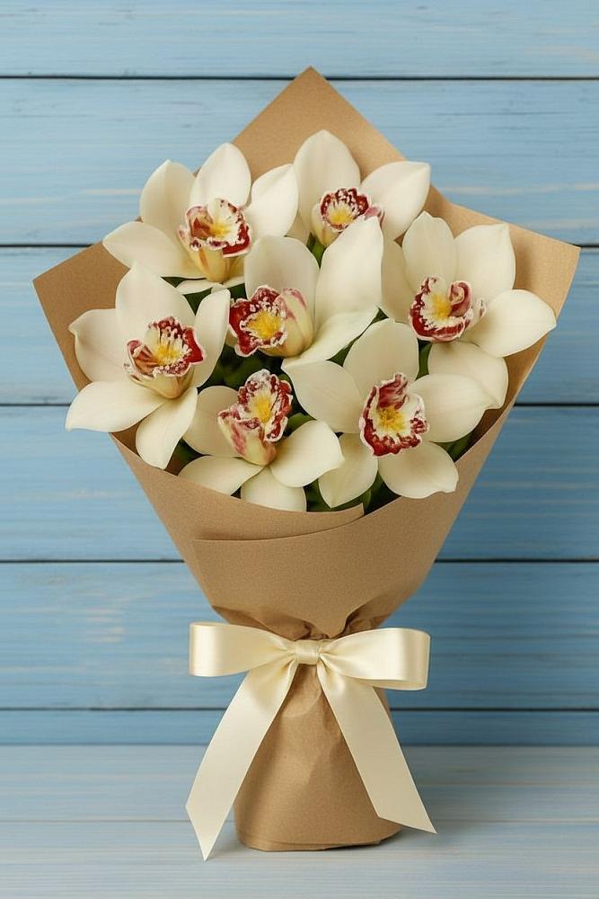 Букет цветов из: Орхидеи и Розы в Злынке