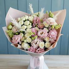 Букет цветов из:  Альстромерии и Розы в Злынке